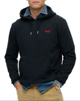 Superdry Mens Essential Logo Hoodie Eclipse Navy Northern Ireland