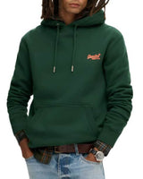 Superdry Mens Essential Logo Hoodie Enamel Green Northern Ireland