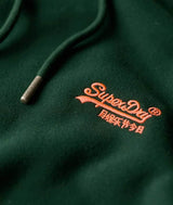 Superdry Mens Essential Logo Hoodie Enamel Green Northern Ireland