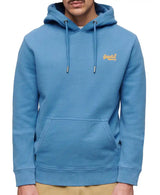 Superdry Mens Essential Logo Hoodie Monaco Blue Northern Ireland