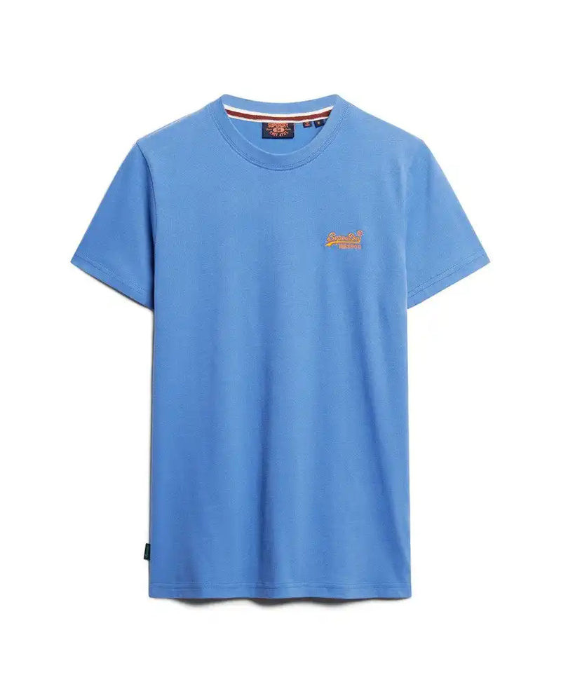 Superdry Mens Essential Logo T - Shirt Monaco Blue Northern Ireland