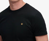 Superdry Mens Essential SDCO Logo Emb T-Shirt Black/Gold Northern