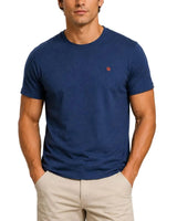 Superdry Mens Essential SDCO Logo Emb T-Shirt Deep Blue Sea