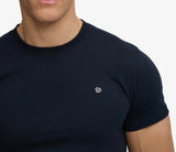 Superdry Mens Essential SDCO Logo Emb T-Shirt Eclipse Navy Northern