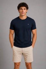 Superdry Mens Essential SDCO Logo Emb T-Shirt Eclipse Navy Northern