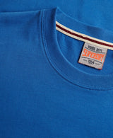 Superdry Mens Essential SDCO Logo Emb T-Shirt Monaco Blue/Pink