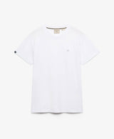 Superdry Mens Essential SDCO Logo Emb T-Shirt Optic White/Cold Grey