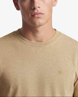 Superdry Mens Essential SDCO Logo Emb T-Shirt Tan Brown Northern