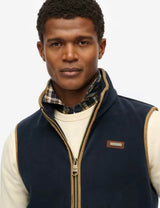 Superdry Mens Estate Fleece Gilet Navy Northern Ireland Belfast