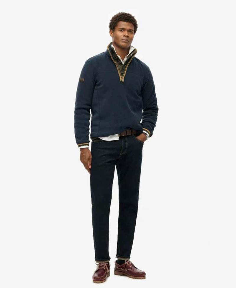 Superdry Mens Estate Half Zip Fleece Navy Northern Ireland Belfast