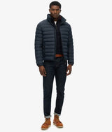 Superdry Mens Fuji Print Padded Jacket Eclipse Navy Northern Ireland
