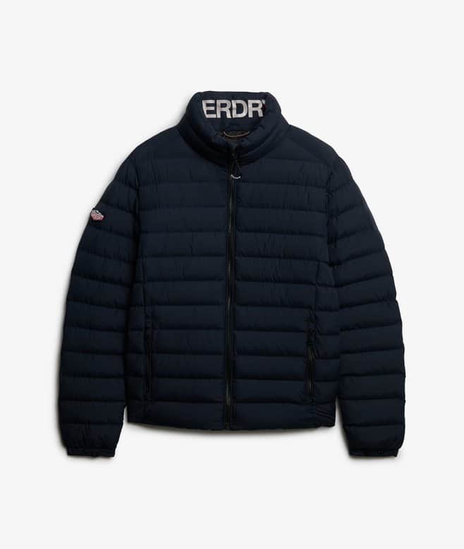 Superdry Mens Fuji Print Padded Jacket Eclipse Navy Northern Ireland