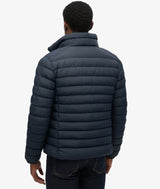 Superdry Mens Fuji Print Padded Jacket Eclipse Navy Northern Ireland
