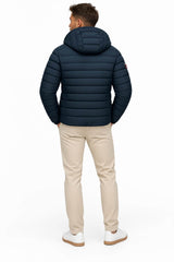 Superdry Mens Hooded Fuji Midweight Padded Jacket Navy Northern