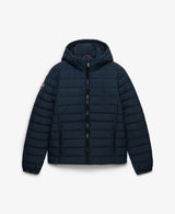 Superdry Mens Hooded Fuji Midweight Padded Jacket Navy Northern