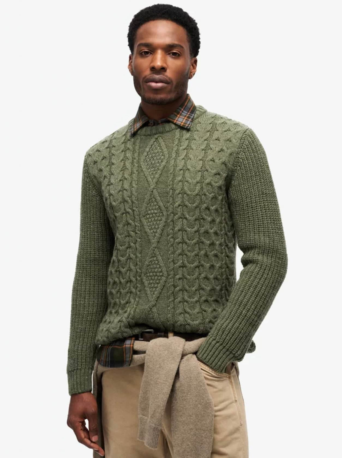 Superdry Button Neck Jumper Mens Superdry Mens Jumper Small Grey