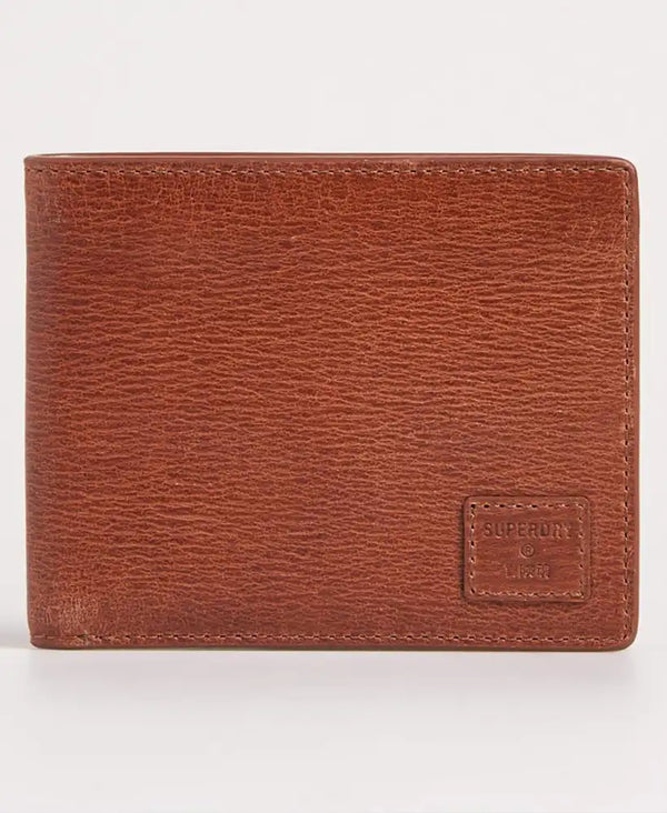 Superdry Mens Leather Bifold Wallet Benson Tan Ballynahinch Northern