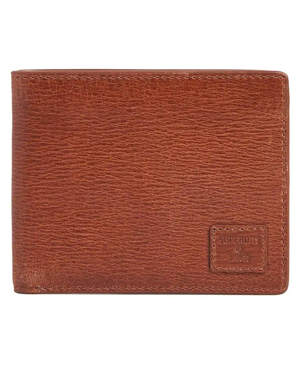 Superdry Mens Leather Bifold Wallet Benson Tan Ballynahinch Northern