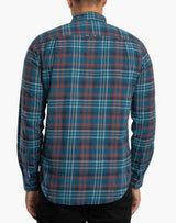 Superdry Mens LS Cottobn Lumberjack Shirt Logger Check Blue Northern