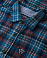 Superdry Mens LS Cottobn Lumberjack Shirt Logger Check Blue Northern