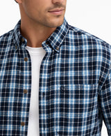 Superdry Mens LS Cotton Lumberjack Shirt Campbell Navy Check Northern