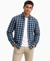 Superdry Mens LS Cotton Lumberjack Shirt Campbell Navy Check Northern