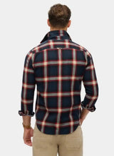 Superdry Mens Lumberjack Check Shirt Oregon Navy Northern Ireland