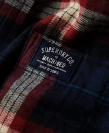 Superdry Mens Lumberjack Check Shirt Oregon Navy Northern Ireland