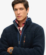 Superdry Mens Outdoor Full Zip Fleece Eclipse Navy Northern Ireland