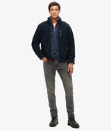 Superdry Mens Outdoor Full Zip Fleece Eclipse Navy Northern Ireland