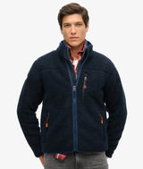 Superdry Mens Outdoor Full Zip Fleece Eclipse Navy Northern Ireland