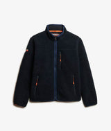 Superdry Mens Outdoor Full Zip Fleece Eclipse Navy Northern Ireland