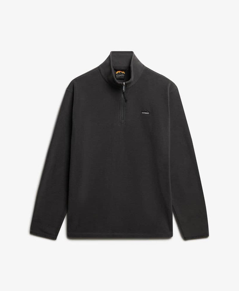 Superdry Mens Polar Fleece Half Zip Charcoal Northern Ireland Belfast