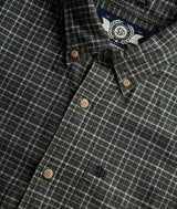 Superdry Mens Premium Check Oxford Shirt Ice Green Shadow Grit