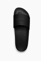 Superdry Mens Premium Graphic Pool Slides Black Northern Ireland