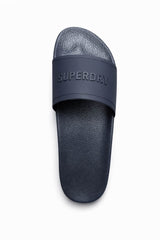Superdry Mens Premium Graphic Pool Slides Navy Northern Ireland