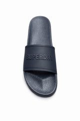 Superdry Mens Premium Graphic Pool Slides Navy Northern Ireland