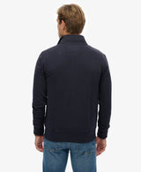 Superdry Mens Preppy SD Co Half Zip Sweatshirt Dark Navy Northern