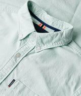 Superdry Mens Short Sleeve Oxford Shirt Light Green Northern Ireland