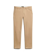 Superdry Mens Slim Tapered Stretch Chino Trousers Shaker Beige