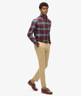 Superdry Mens Slim Tapered Stretch Chino Trousers Shaker Beige
