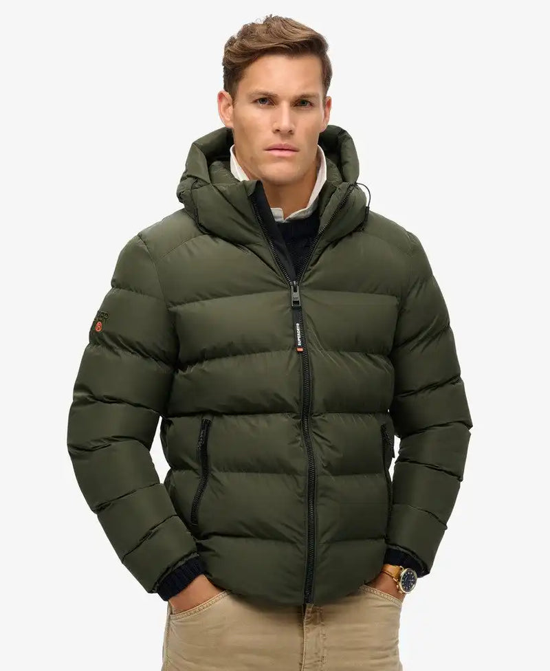 Mens sports puffer jacket hotsell