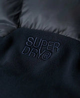 Superdry Mens Storm Fleece Hybrid Bomber Jacket Navy Northern Ireland