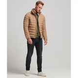 Superdry Mens Studios Padded Jacket Beige Northern Ireland Belfast