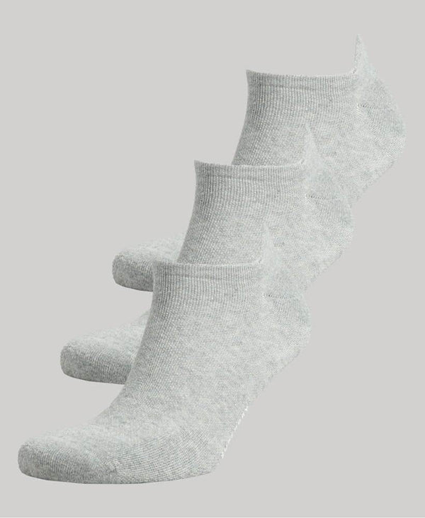 Superdry Men’s Trainer Socks Grey 3 Pack
