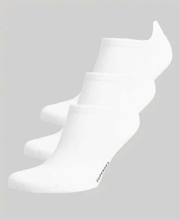 Superdry Men’s Trainer Socks White 3 Pack