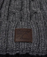 Superdry Trawler Cable Beanie Charcoal - Clothes Shoes & 