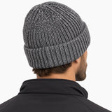 Superdry Mens Twist Outdoors Knitted Beanie Hat Charcoal Northern