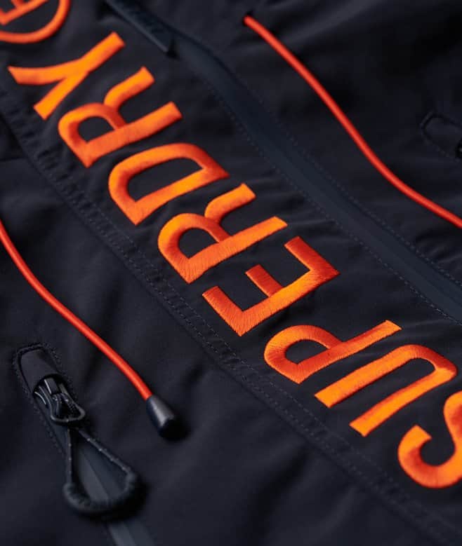 Superdry Mens Ultimate Emb Windbreaker Jacket Eclipse Navy Northern