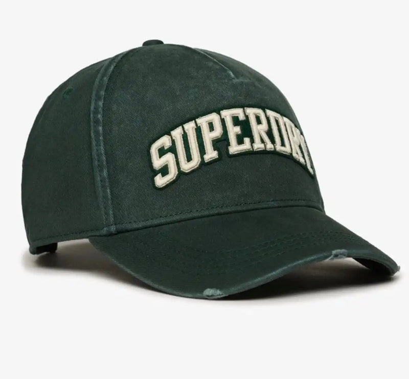 Superdry Mens Varsity Logo Trucker Cap Academy Green Northern Ireland